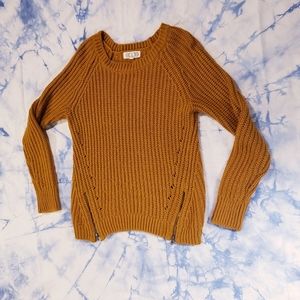 Pink Rose Mustard Sweater